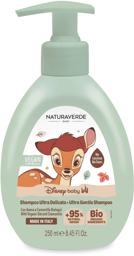 Ультрамягкий детский шампунь Naturaverde Disney с овсом и ромашкой, 250 мл