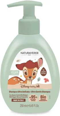 Ультрамягкий детский шампунь Naturaverde Disney с овсом и ромашкой, 250 мл