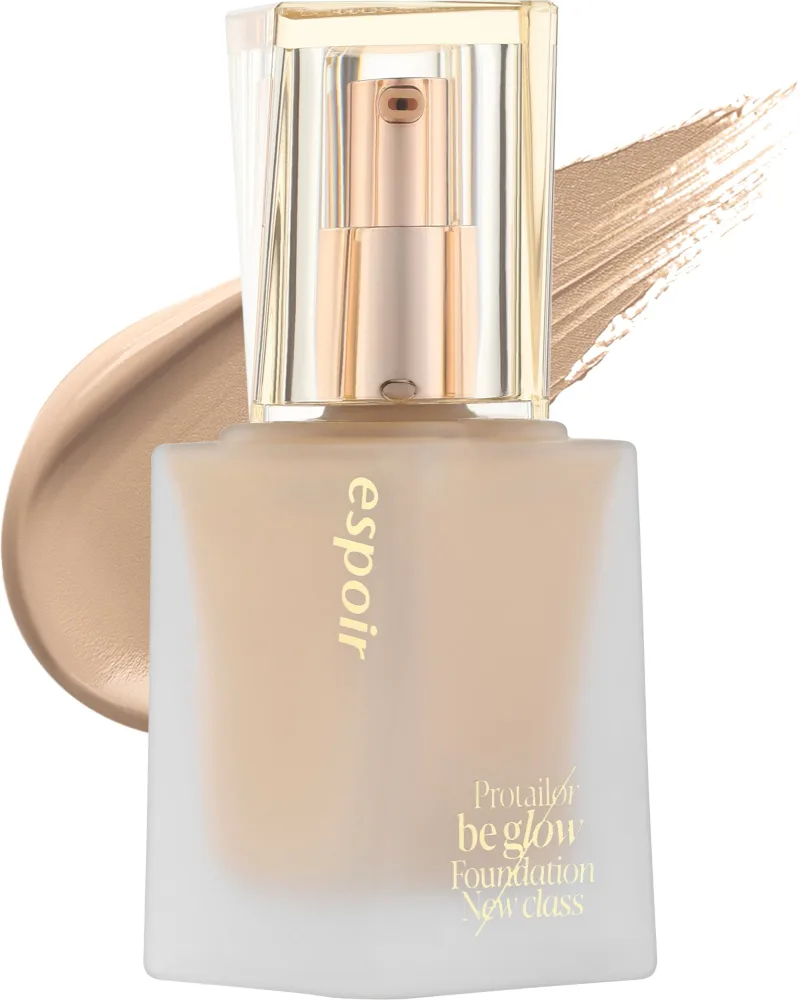 Тональный флюид Espoir Pro Tailor Be Glow Foundation New Class сияющий SPF 27, 30 г, оттенок 22 - Petal