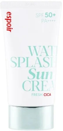 Крем солнцезащитный для лица Espoir Water Splash Fresh Cica SPF 50+ PA+++ центелла 60 мл