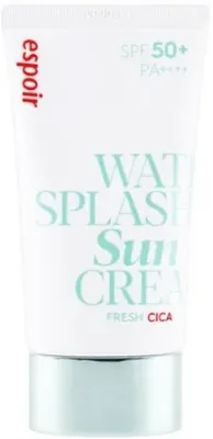 Крем солнцезащитный для лица Espoir Water Splash Fresh Cica SPF 50+ PA+++ центелла 60 мл