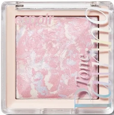Хайлайтер для лица Espoir Tone Pairing Highlighter пудровый, с перламутровым сиянием, 9,6 г, оттенок Pink Marine