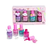 Детский набор Martinelia Super Girl лаки для ногтей на водной основе 4 шт и кольца 4 шт — фото 1