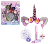 Детский набор Martinelia Little Unicorn повязка для волос с единорогом блески для губ 2 шт наклейки и аксессуары для лица — фото 1