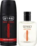 Мужской набор STR8 Red Code лосьон после бритья и дезодорант-спрей с ментолом 50+150 мл — фото 2