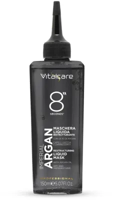 Vitalcare Professional Vitalcare Professional Imperial Arganl Restructuring Liquid Mask - Жидкая маска для волос Vitalcare Imperial Argan с аргановым маслом, мгновенное действие, блеск, 150 мл