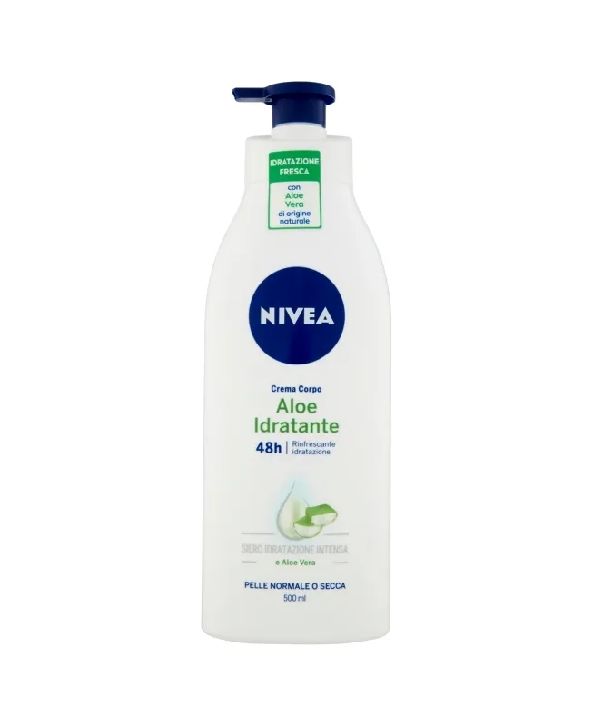 Крем для тела Nivea Aloe с алоэ вера увлажняющий 500 мл
