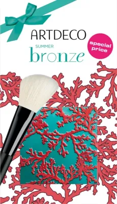 Набор для макияжа лица Artdeco Bronzing Powder and Powder Brush Set: бронзирующая пудра 10 г и кисть для румян
