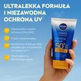 Увлажняющий солнцезащитный лосьон для тела NIVEA Sun Protect & Moisture Invisible Finish SPF50+, 150 мл — фото 3