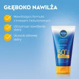 Увлажняющий солнцезащитный лосьон для тела NIVEA Sun Protect & Moisture Invisible Finish SPF50+, 150 мл — фото 5