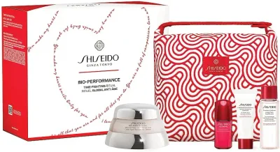 Набор для лица Shiseido Bio-Performance восстанавливающий крем пенка софтнер и концентрат для зрелой кожи 50+15+30+10 мл