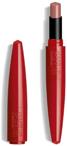 Помада для губ Make Up For Ever Rouge Artist For Ever Stick Satin с сатиновым финишем, водостойкая, 2,4 г, оттенок 128