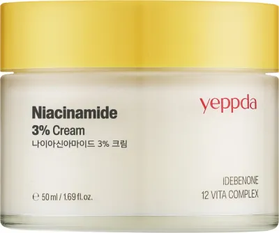 Крем для лица Yeppda Niacinamide 3% с ниацинамидом для сияния кожи 50 мл