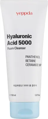 Yeppda Hyaluronic Acid 5000 Foam Cleanser увлажняющая пенка для умывания с гиалуроном 150 мл