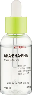 Кислотная сыворотка-ампула для лица Yeppda AHA-BHA-PHA Ampoule Serum 50 мл