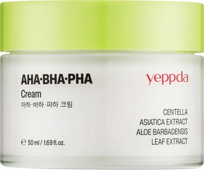 Крем для лица Yeppda AHA-BHA-PHA с кислотами 50 мл