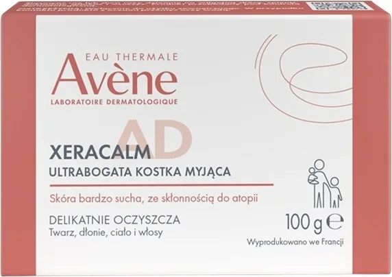 Мыло очищающее Avene Xeracalm AD для очень сухой кожи, 100 г