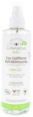 Спрей для волос Alphanova Bebe Refreshing Styling Water детский, для укладки и освежения, 200 мл