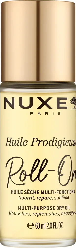 Сухое масло Nuxe Huile Prodigieuse Roll-On для лица тела и волос мультифункциональное