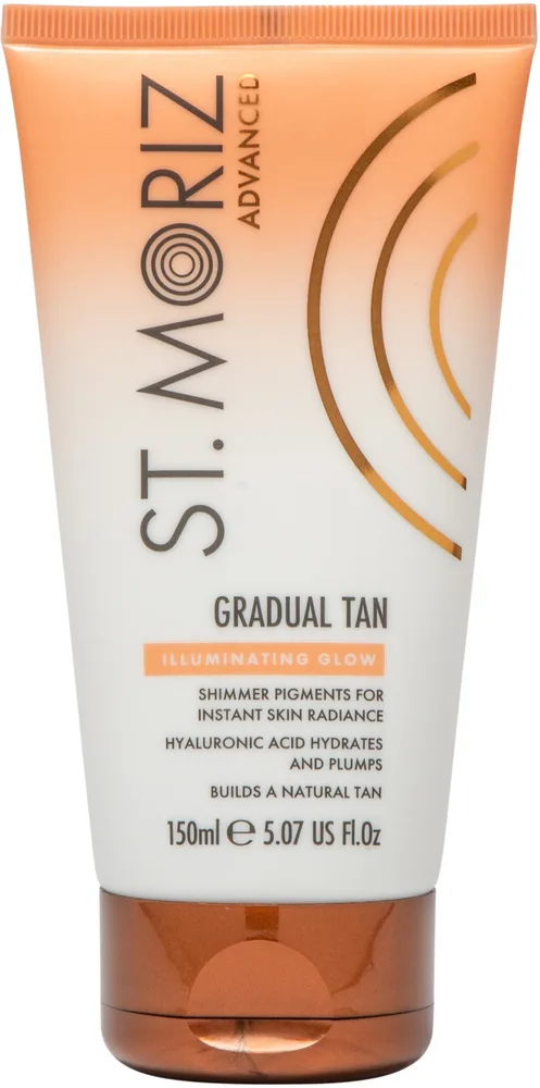 Сияющий автозагарный лосьон для тела St.Moriz Advanced Illuminating Gradual Tan Lotion, 150 мл