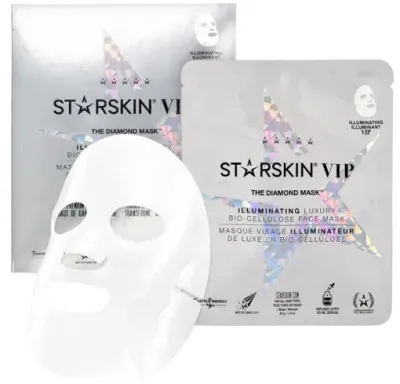 Роскошная бриллиантовая маска для лица Starskin VIP The Diamond Mask с алмазной пудрой и жемчугом, 40 г