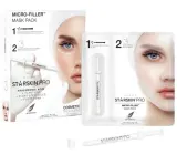Двухэтапная антивозрастная маска для лица Starskin PRO Micro-Filler с гиалуроновой кислотой и центеллой азиатской — фото 1