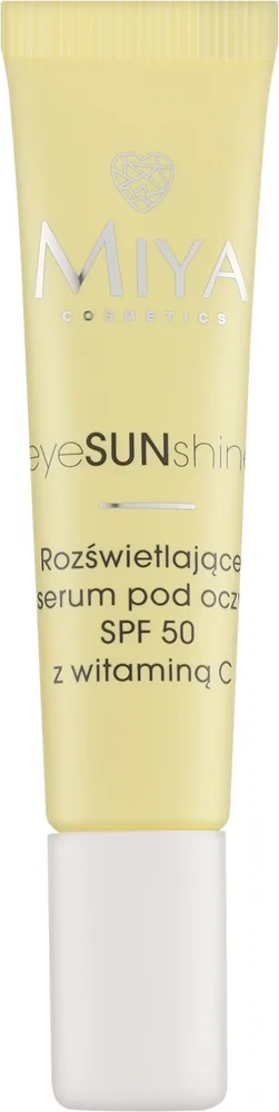 Сыворотка для области вокруг глаз Miya Cosmetics Eye Sun Shine с UV-фильтрами и минеральными пигментами SPF 50 15 мл