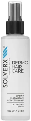Спрей для лёгкого расчёсывания волос Solverx Dermo Hair с керамидами и маслом оливы, 200 мл