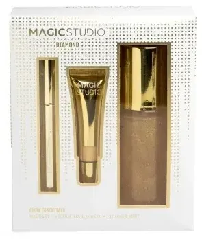 Набор Magic Studio Diamond Glow Essentials тушь для ресниц жидкий хайлайтер и мерцающий спрей