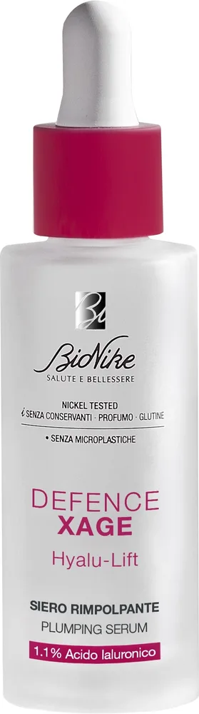 Укрепляющая сыворотка для лица BioNike Defence Xage Plumping Hyalu-Lift 30 мл