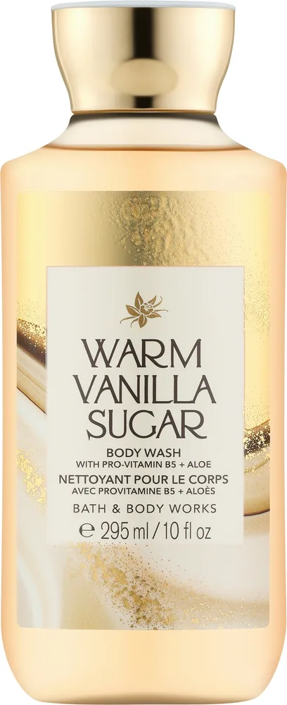 Гель для душа Bath & Body Works Warm Vanilla Sugar с маслом ши и какао, 295 мл