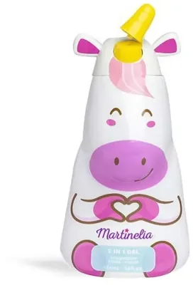 Шампунь и гель для душа детский Martinelia Little Unicorn 2 в 1 клубника, 414 мл