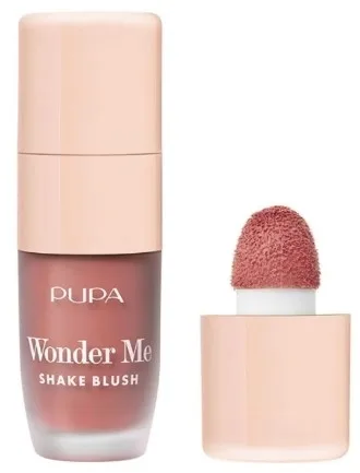 Румяна для щёк Pupa Wonder Me Shake Blush жидкие, с влажным финишем, 5,5 мл, оттенок 005 - Tequila Sunrise