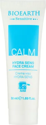 Крем для лица Bioearth Sensitive Calm Hydra Sens успокаивающий для чувствительной кожи 50 мл