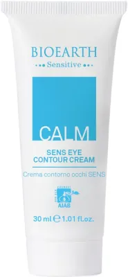 Крем для области вокруг глаз Bioearth Sensitive Calm Sens с алоэ экстрактом женьшеня и черники для чувствительной кожи 30 мл