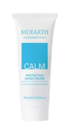 Крем для рук Bioearth Sensitive Calm защитный с алоэ и календулой для чувствительной кожи 75 мл