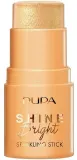 Хайлайтер для лица Pupa Shine Bright Sparkling Stick Fresh Effect в стике, с эффектом свежести, 5 мл — фото 1