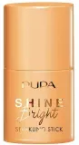 Хайлайтер для лица Pupa Shine Bright Sparkling Stick Fresh Effect в стике, с эффектом свежести, 5 мл — фото 2