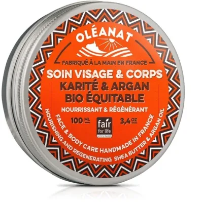 Масло для тела и лица Oleanat Face and Body Care с аргановым маслом и ши 100 мл