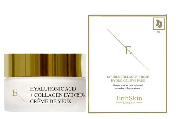Набор ErthSkin London Collagen Pro крем для области вокруг глаз 30 мл и гидрогелевые патчи 5 пар