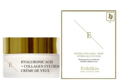 Набор ErthSkin London Collagen Pro крем для области вокруг глаз 30 мл и гидрогелевые патчи 5 пар
