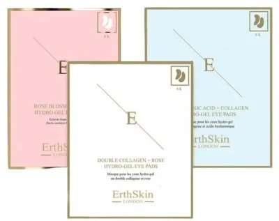 Набор патчей для глаз ErthSkin London тридцать патчей с коллагеном розой и гиалуроновой кислотой 30 шт