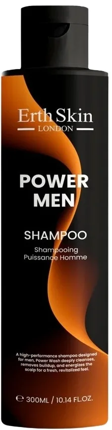 Шампунь для волос ErthSkin London Power Men Shampoo мужской, для ежедневного применения, 300 мл