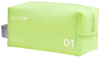 Косметичка Top Choice Have A Good Trip 90202 ПВХ светло-зеленая 23х11,5х11,5 см
