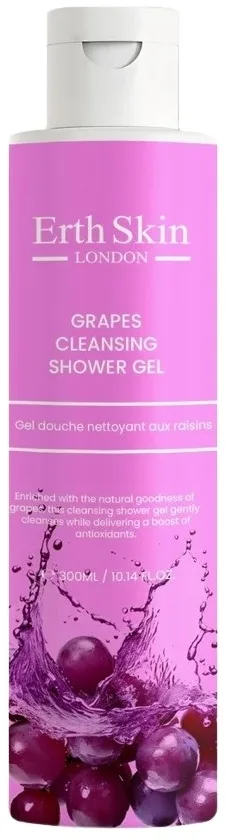 Гель для душа ErthSkin London Grapes с виноградом, 300 мл