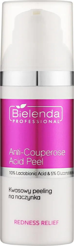 Bielenda Professional Redness Relief кислотный пилинг для кожи с куперозом PHA 50 мл