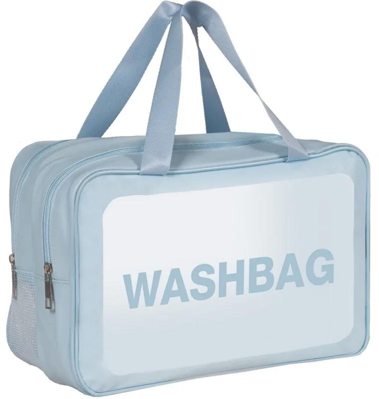 Косметичка Top Choice Washbag 99618 дорожная синяя большая два отделения 30х20х14 см