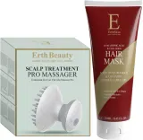 Набор ErthSkin London Hyaluronic Acid & Collagen маска для волос 250 мл и массажер для кожи головы — фото 1