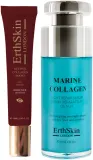 Набор для лица ErthSkin London Marine Collagen ночная сыворотка и крем для глаз с ретинолом для зрелой кожи 30+20 мл — фото 1