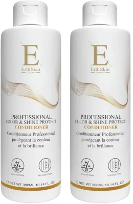 Набор кондиционеров для волос ErthSkin London Color & Shine Protect для окрашенных волос с маслом бабассу Объем - 2 x 300 мл
